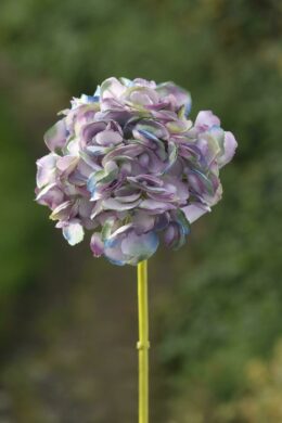 Hydrangea- Short Stem Shaded Mauves - Faux